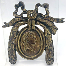 Antique french Louis XVI furniture ornament 19th century gilded bronze