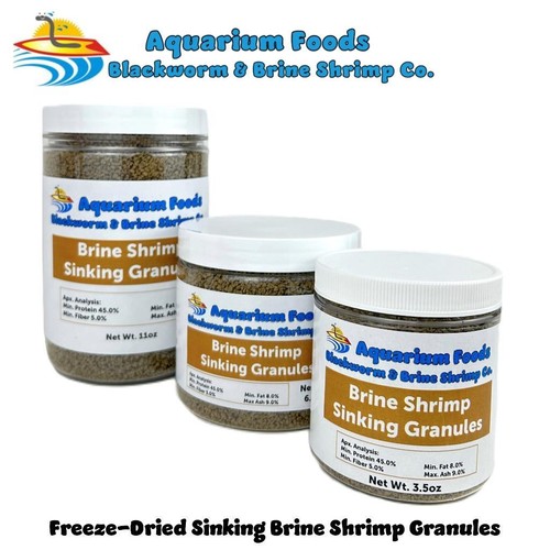 Brine shrimp sinking - brine, granules
