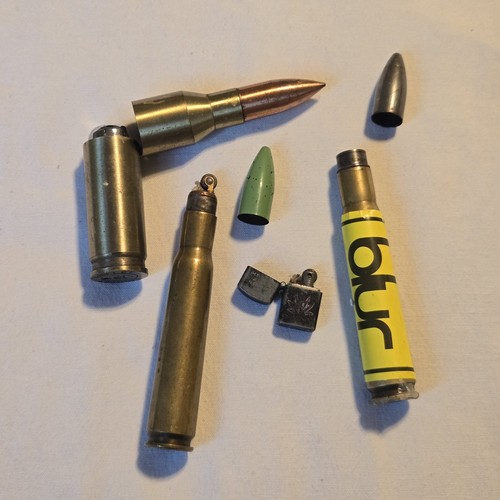 Trench art bullet lighter lot - trench,