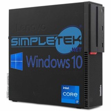 Lenovo Thinkcentre M800 SFF I7 Victoire 10 RAM 32gb SSD 2tb Gpu Gt730 Recyclée