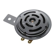 Avertisseur-klaxon universel mobylette 6v acier chrome 100db (diam 70mm)
