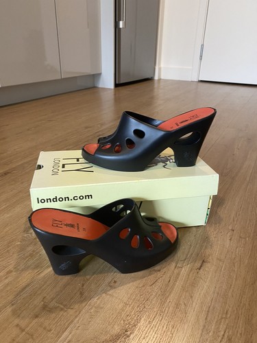 Fly london black - black, wedge