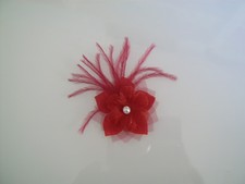 Fleur à coudre/coller Blanc