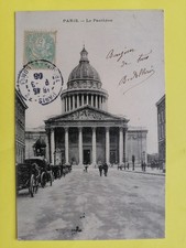 CPA PARIS Écrite en 1906 à Mlle Léonie DUBUT à VEZELISE