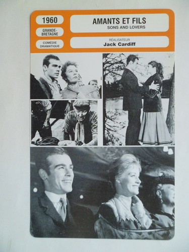 Carte fiche cinema 1960 amants - fiche,