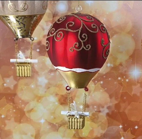 Montgolfière verre avec - montgolfière,