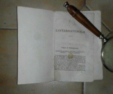 Oscar TESTUT. L'Internationale. 1871. Lachaud. Subercaze. 1871.