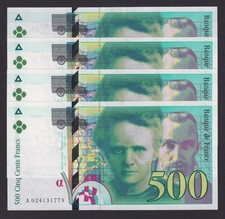 TOP QUALITÉ BILLET DE 500F PMC DE 1994 EN ÉTAT NEUF