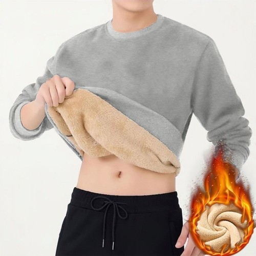 Pull homme col rond polaire