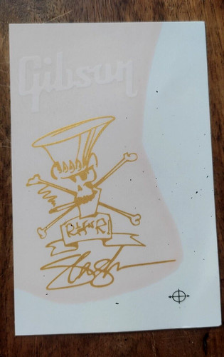 Gibson slash headstock - headstock, gold