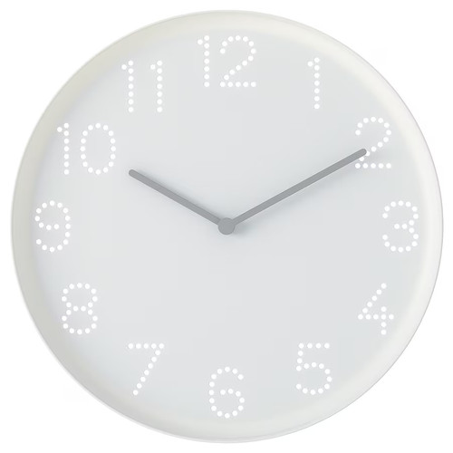 Horloge murale blanc - blanc,, cm