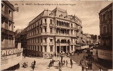 CPA AK ORAN Banque d'Algerie - Boulevard Seguin ALGERIA (1388552)