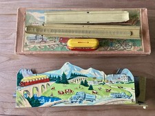 Jouet Ancien Train Mécanique Mont Blanc Express 