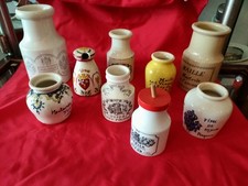 Ensemble 9 Anciens Pots À