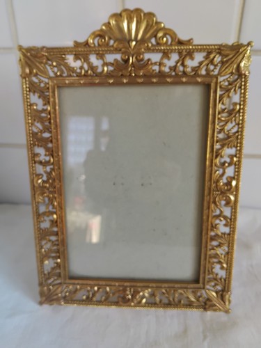 Cadre photo bronze dore - cadre,