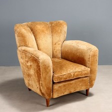 Fauteuil Vintage Design Tissu