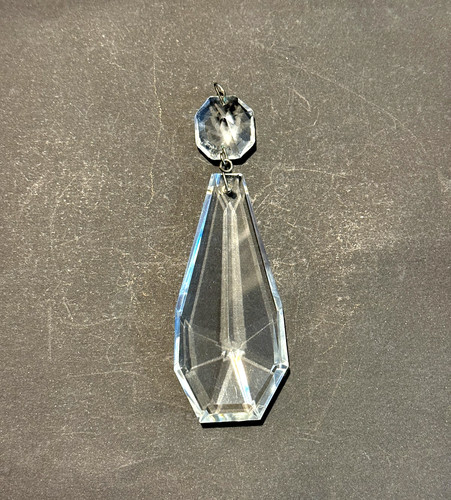 Pampille plaque cristal - en, cristal,