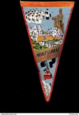 ecusson blason fanion ancien voyage TISSU vacances collection étranger barcelone