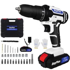 Perceuse Visseuse Électrique Sans Fil 21 V Tournevis 1400Tr/min 45N.m + Mallette