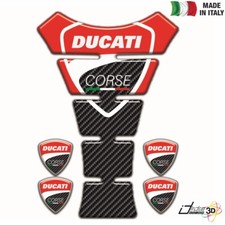 RESINED STICKER TANK PAD 3D PROTECTION RED FOR DUCATI UNIVERSAL MONSTER