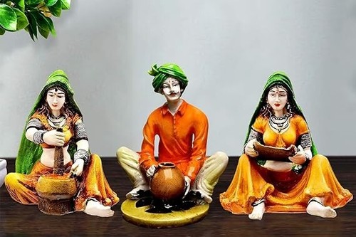 Lot figurines artisanales - 3,