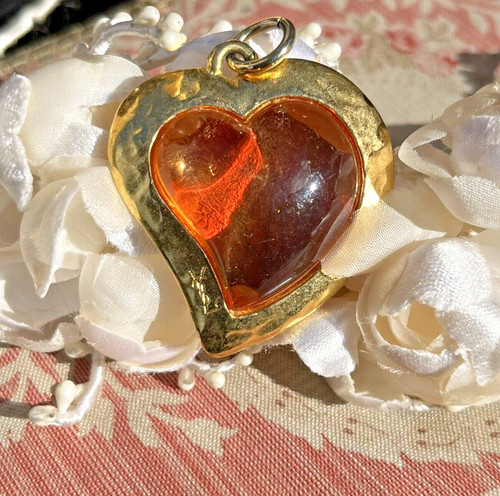 Pendentif vintage coeur - pendentif,