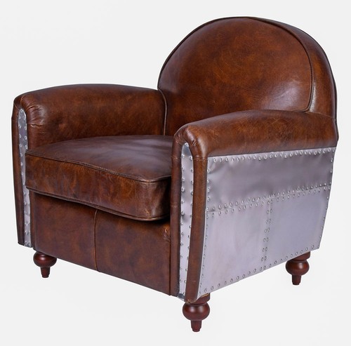 Cuir véritable fauteuil - en,