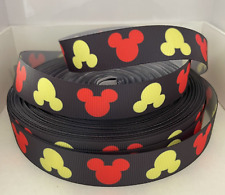 Ruban Gros Grain Mickey Minnie