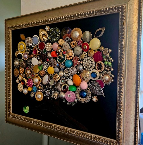 Vintage jewelry tree - tree, wall