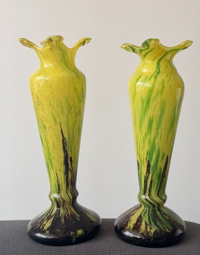 Clichy paire vase en - clichy,