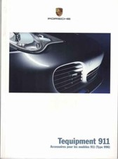 Catalogue Brochure Porsche 911 996 Tequipment 08/2003 France