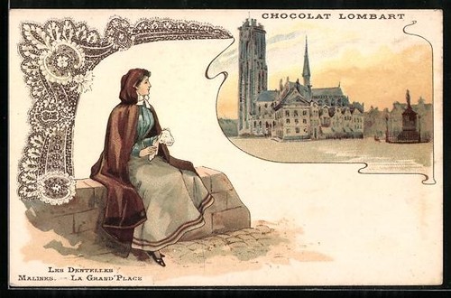 Cpa malines les dentelles - malines,, dentelles,