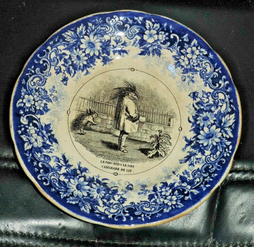Assiette humoristique