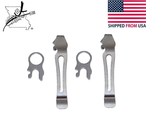Pocket clips lanyard rings - 2x,