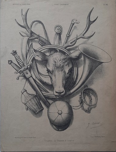 Trophée chasse courre - la,