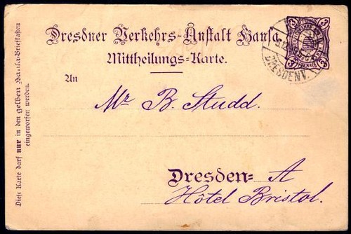Germany dresden 1899 local - germany/dresden, 2pf