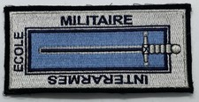 ÉCUSSON / PATCH - INTERARMES ÉCOLE MILITAIRE - 6,5cm X 13cm !! (E11)