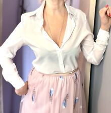 Chemisier, blouse neuve blanche t M office travail manches longues