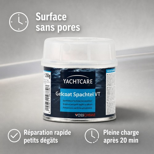 Mastic gelcoat blanc - mastic, 250
