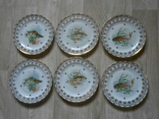 6 Assiettes en Porcelaine