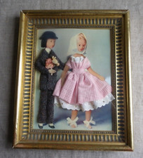 CADRE SOUS VERRE VINTAGE LES