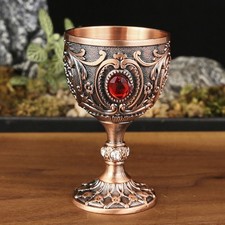 Ancienne tasse à vin en métal 30 ml conçue pour les décors de table rétro e