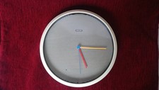 vintage 1980 horloge murale PHILIPS HR5692 / 08511 postmodern design TBE