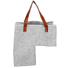  Panier d'escalier avec poignées, panier de rangement d'épicerie, panier de