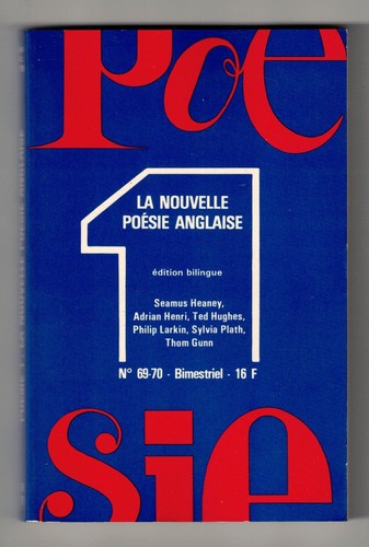 Nouvelle poésie anglaise - la,