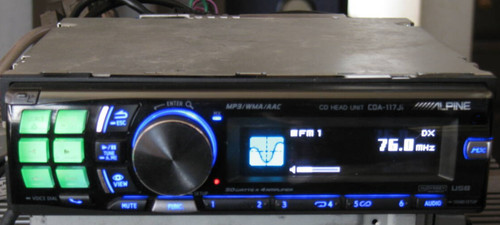 Alpine cda 117ji 1din usb - cda-117ji, cd
