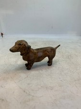 CHIEN BASSET EN BRONZE SIGNE P