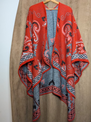 Poncho femme ouvert - poncho,