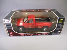 AX243 ANSON 1/18 1:18 DODGE RAM 3500 PICK UP REF 30319 ROUGE