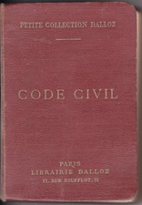 ANCIEN Code Civil DALLOZ Petite Collection 1939 39e édition